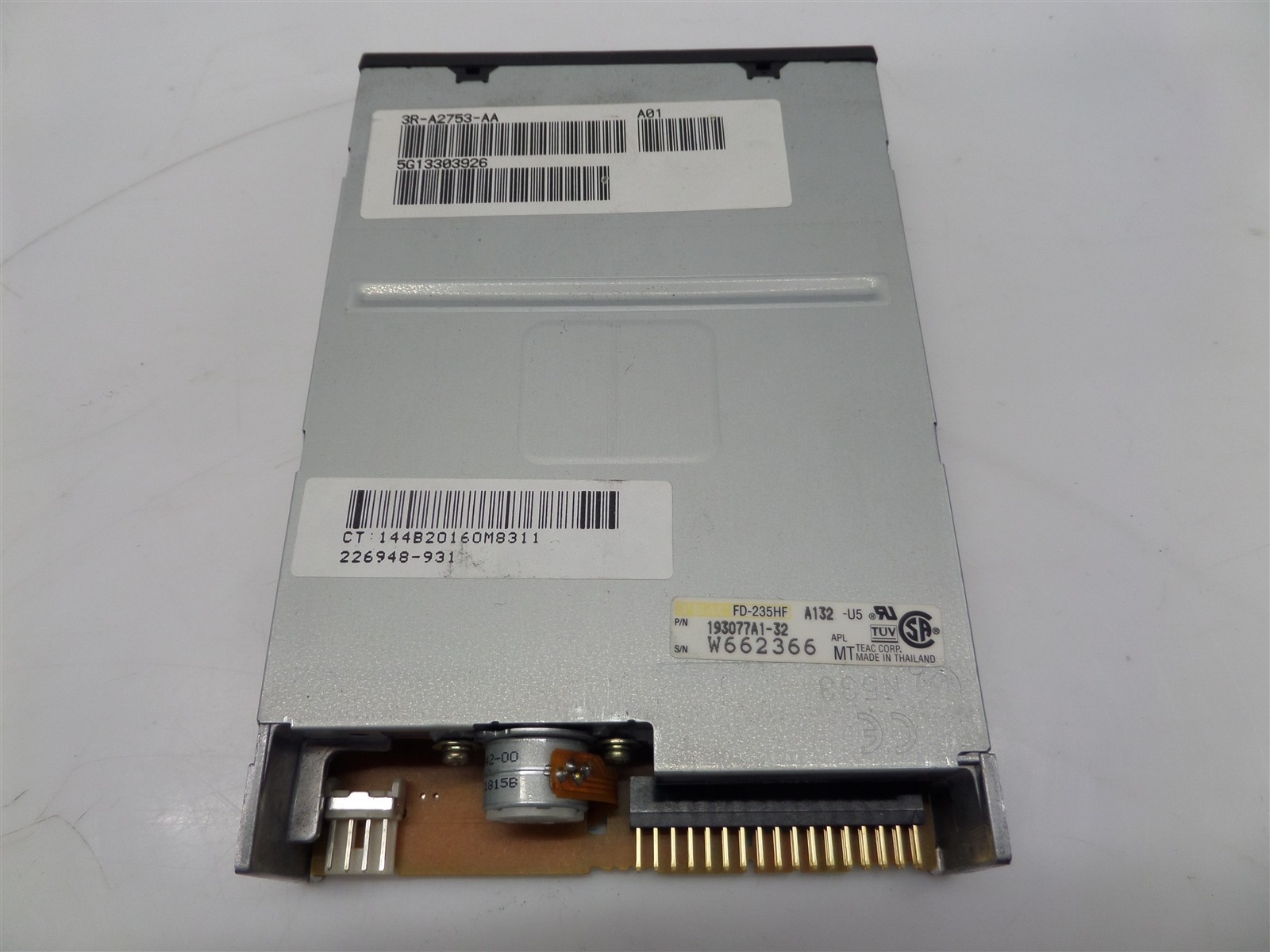 Vintage Teac FD-235HF 3.5" Floppy Disk Drive 193077A1-32 A132-U5
