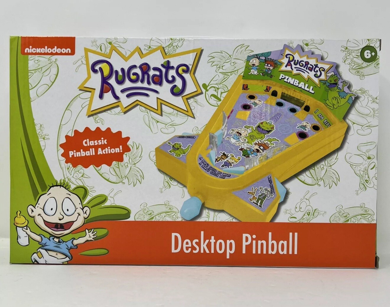 Rugrats Classic Tabletop Desktop Pinball Game Nickelodeon NEW 90’s Retro Gift
