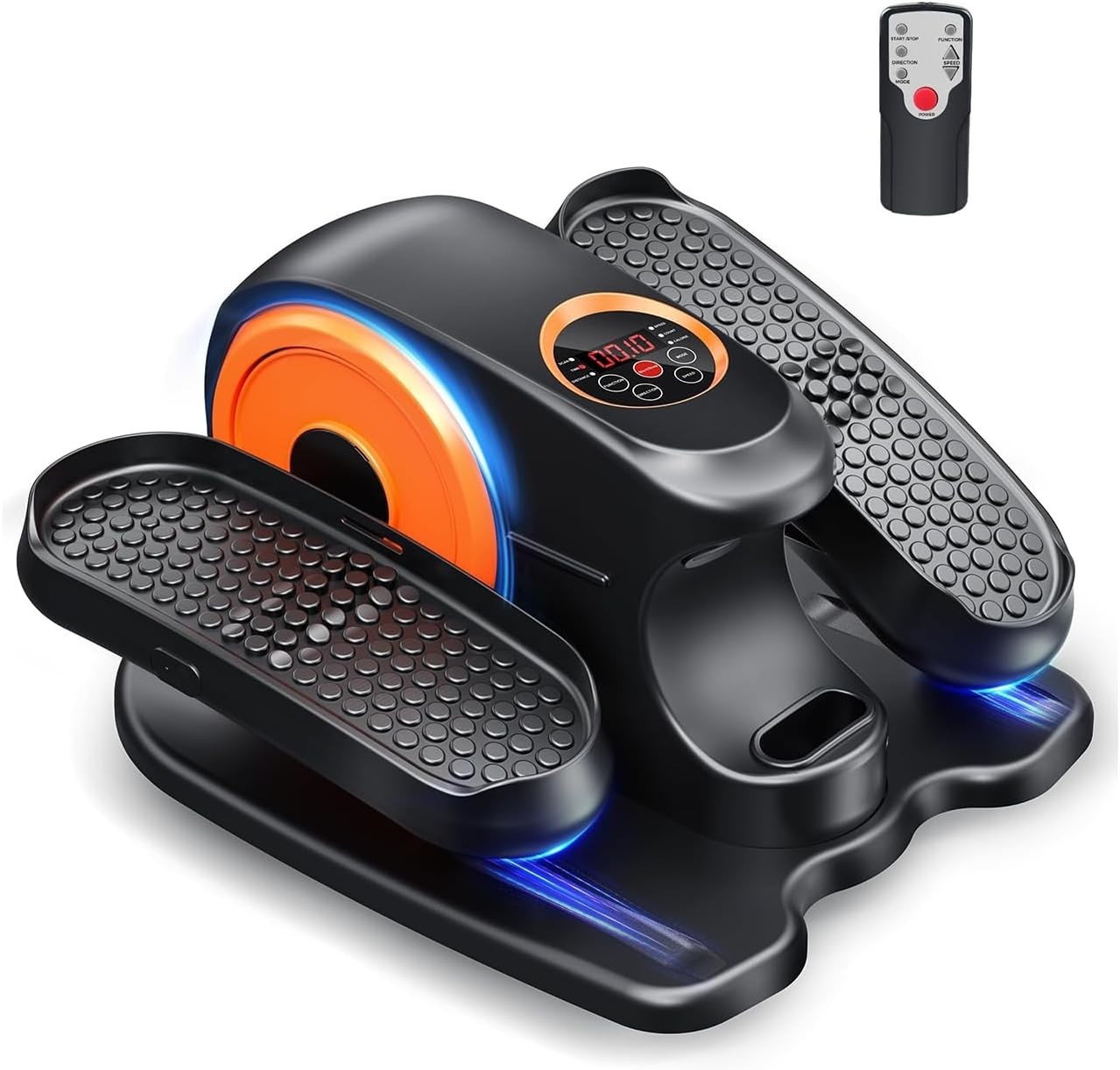 Under Desk Elliptical Machine, 2-in-1 Electric Leg Exerciser for Senio