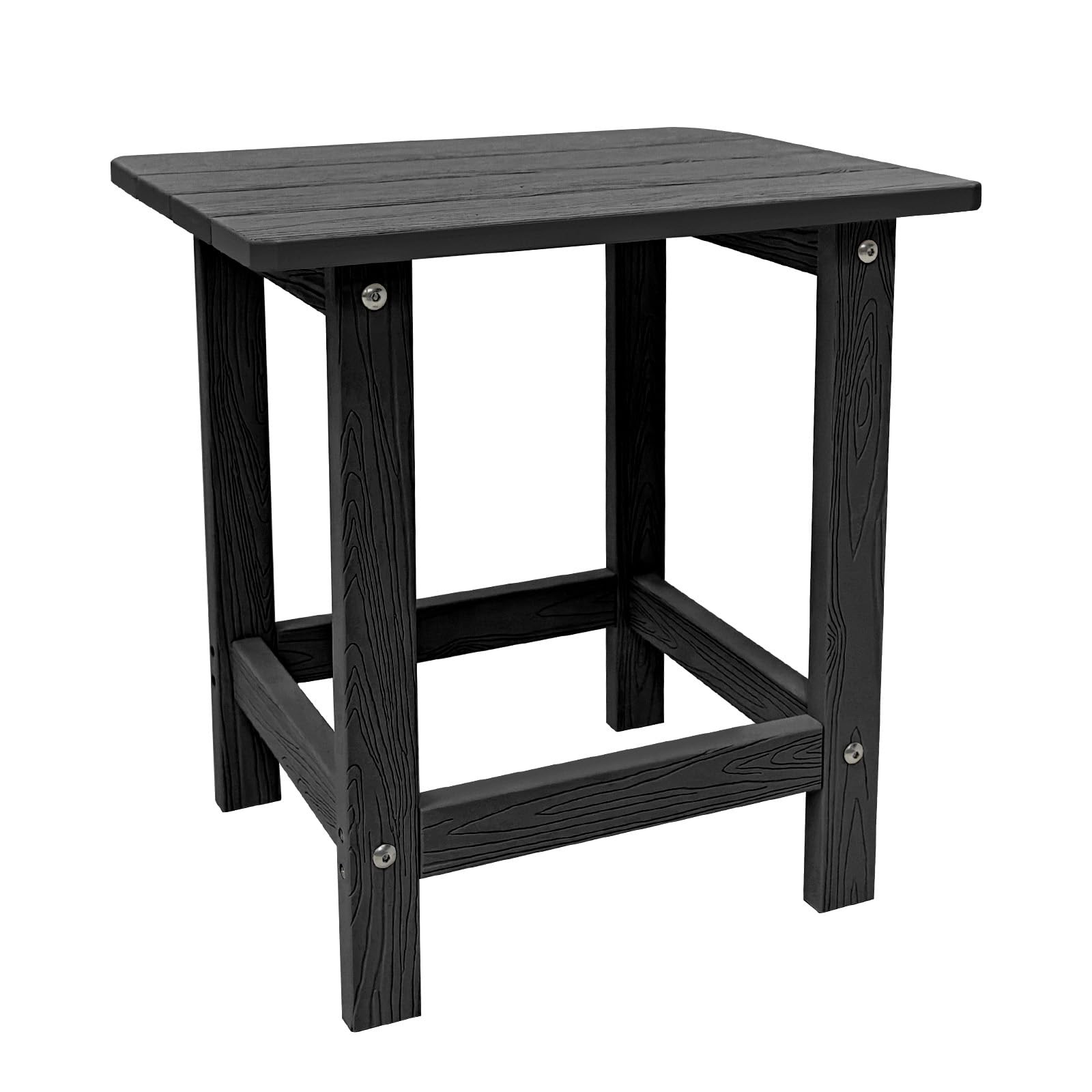 Outdoor Side Table, HDPS Single Adirondack Side Table Weather Resistant, Outs...