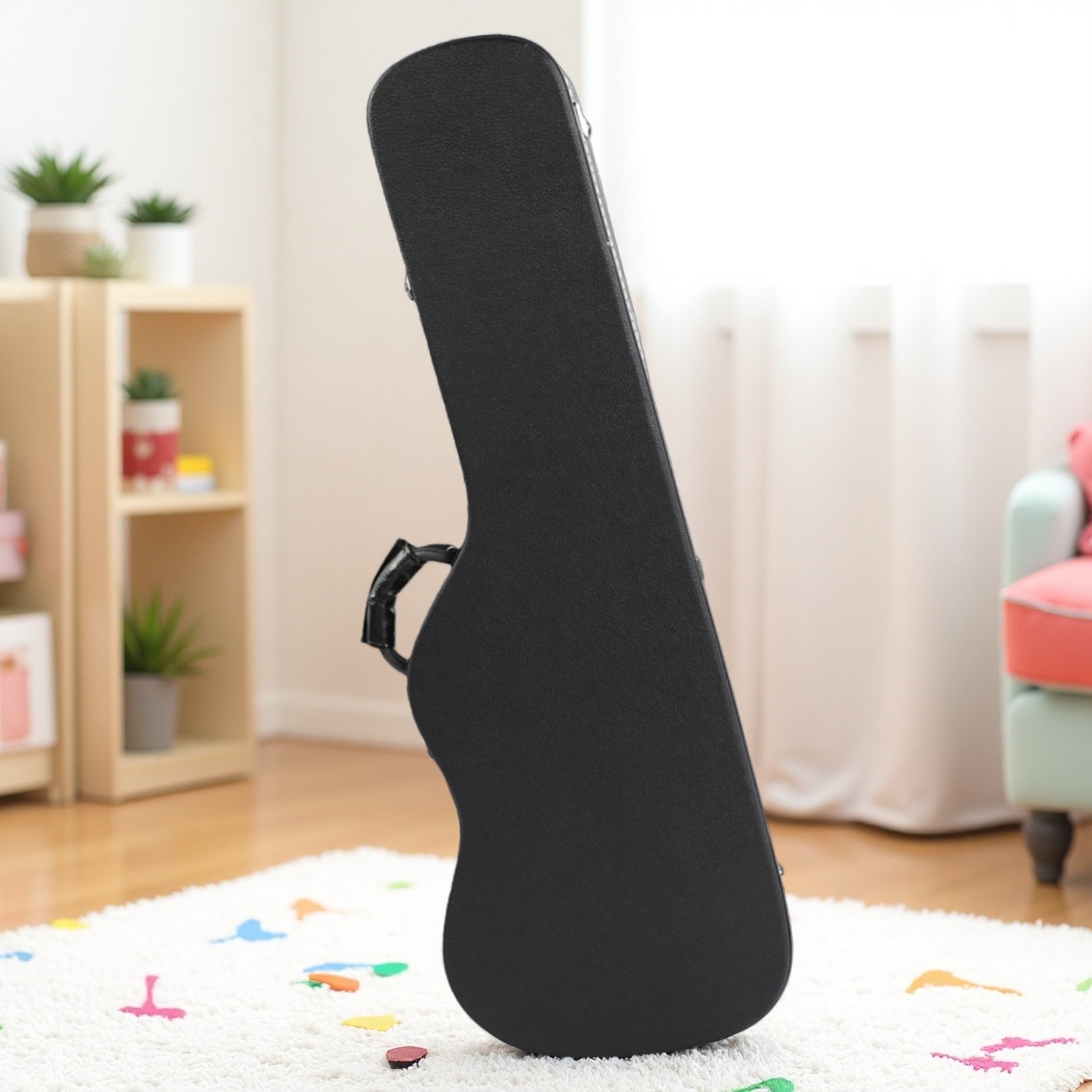 Electric Guitar Hardshell Case Fits ST / TL Style - Lockable, Padded, Black