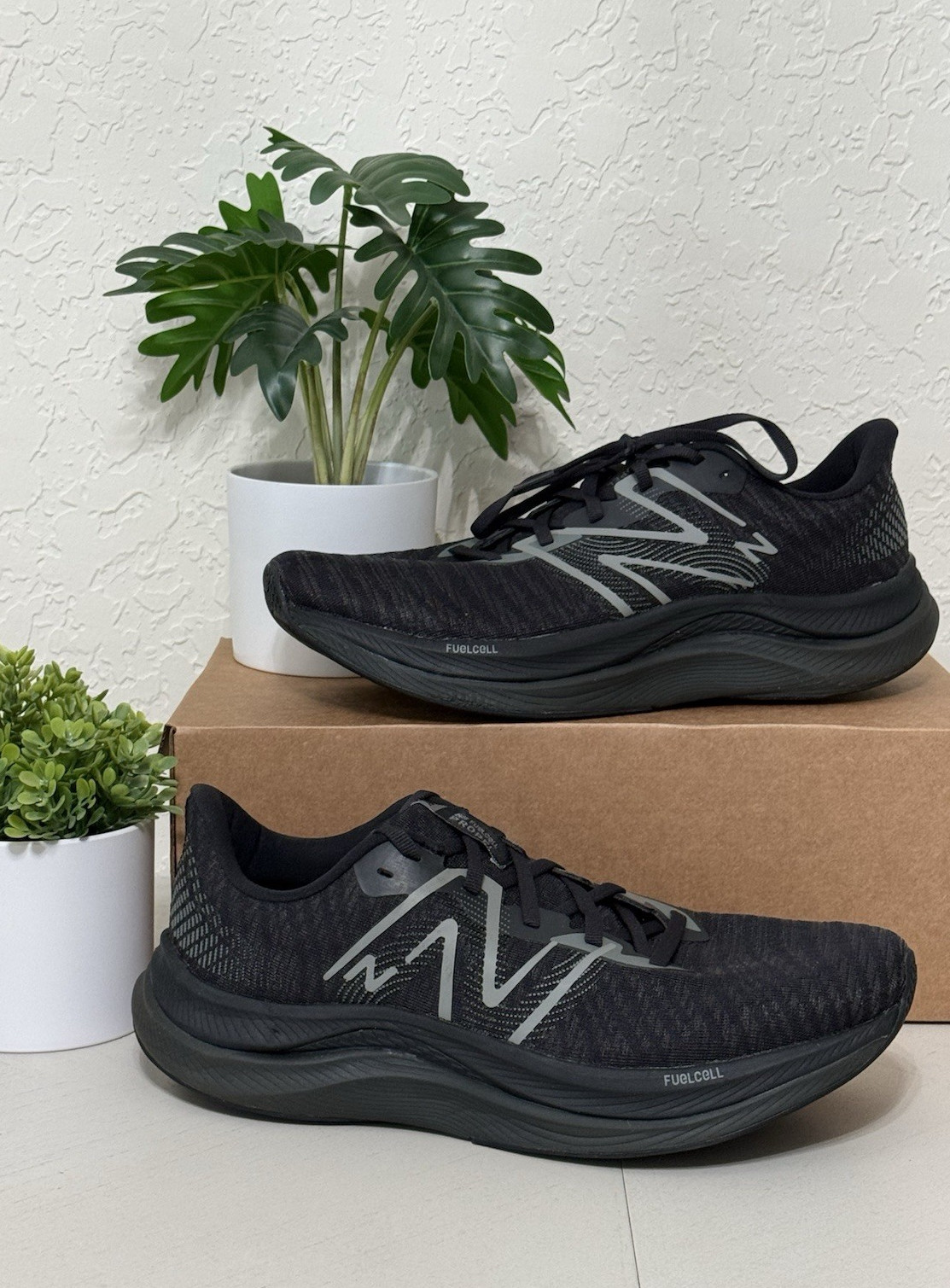 New Balance FuelCell Propel Men's Running Shoes Black Mesh Size 10 US 44 EU