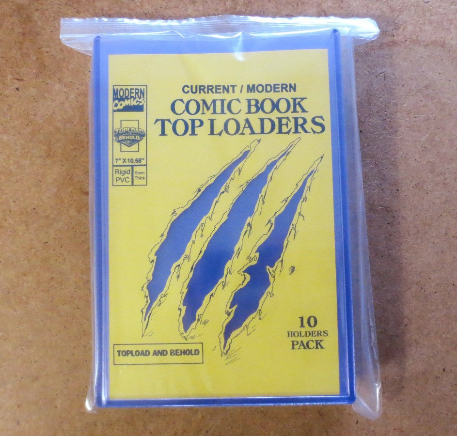 1 Pack of 10  Comic Book Top Loaders Protector Hard Case Sleeve - Modern Current