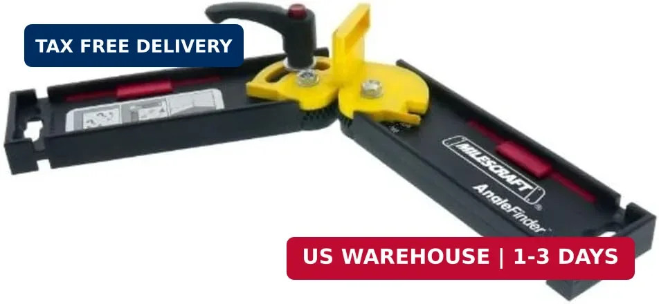 Milescraft 8402 Angle Finder - Transfer Angles from Walls & Corners to Miter Saw