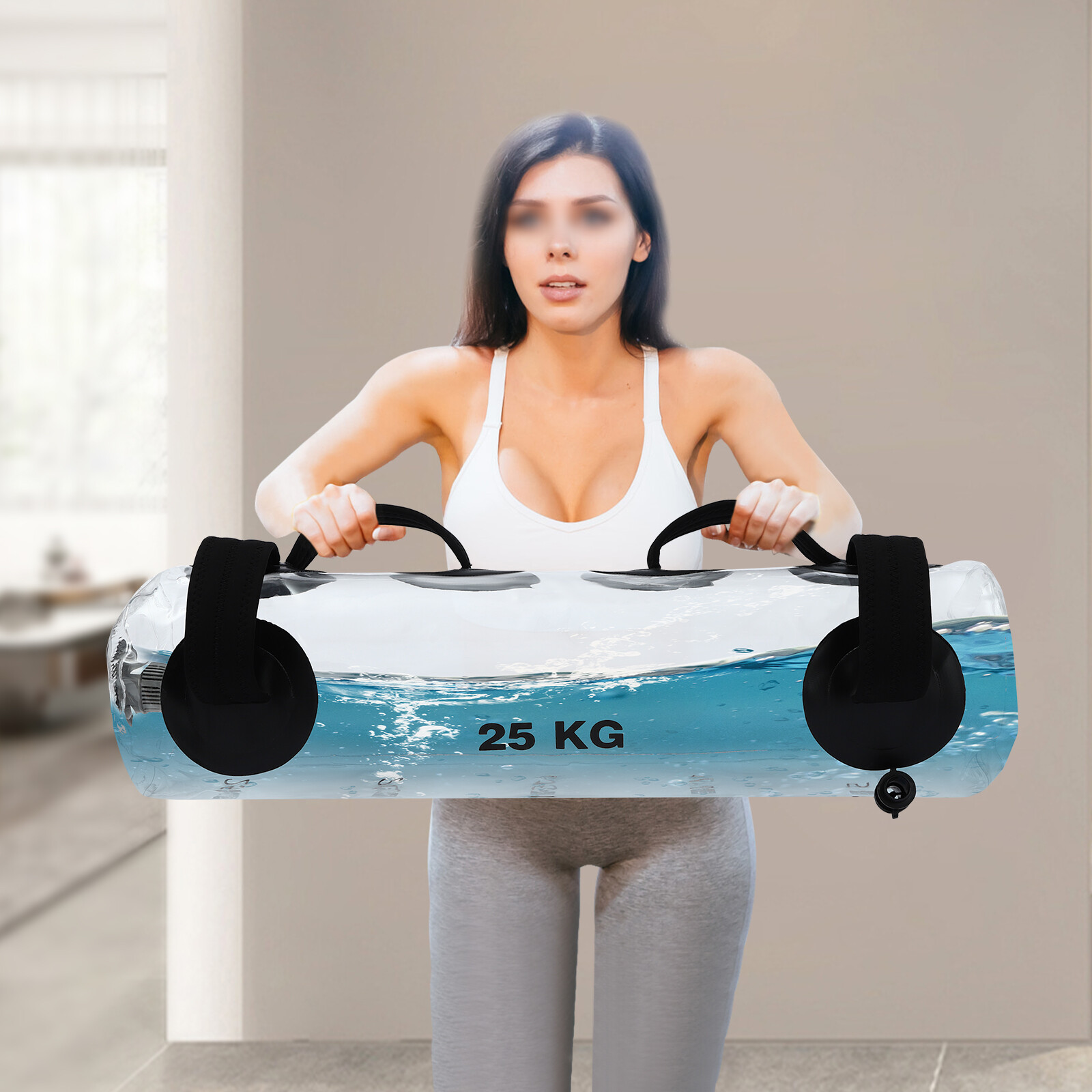25kg/55lbs Water Weight Aqua Bag Training Water Bag Fitness Equipment Hydration