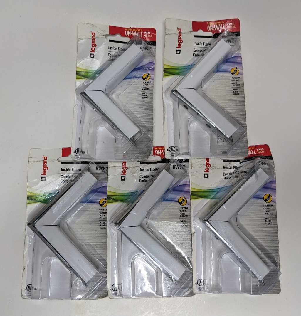 5X Legrand Metal Raceway Inside Elbow BWH7