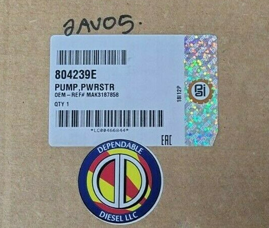 Power Steering Pump for Mack. PAI# 804239E Ref.# 3187858