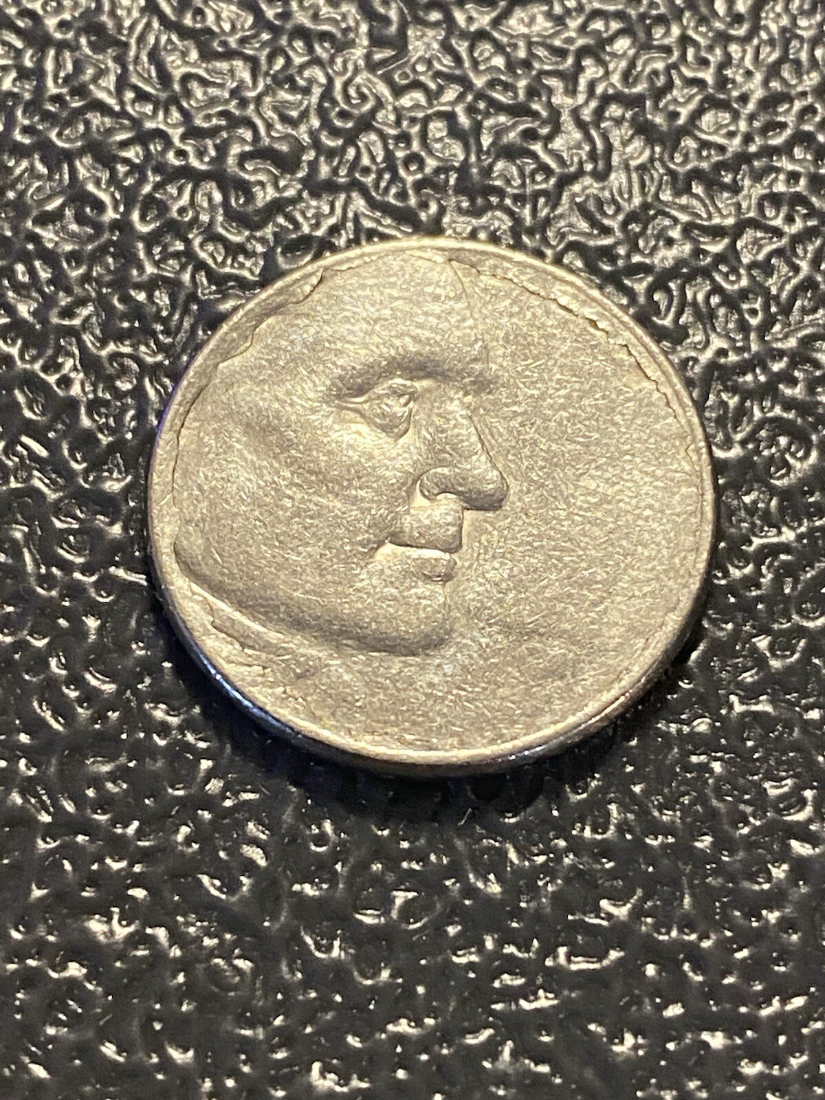 2005 D Jefferson Buffalo Nickel Error Cracked And Lightly Striked