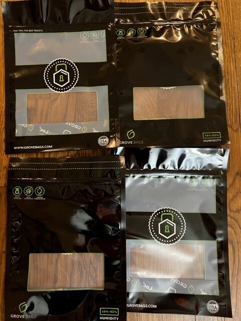 Grove Bags - TerpLoc Technology 8 Quarter Pound 1/4 Lb Bag - 4 Oz. ( pack of 8 )