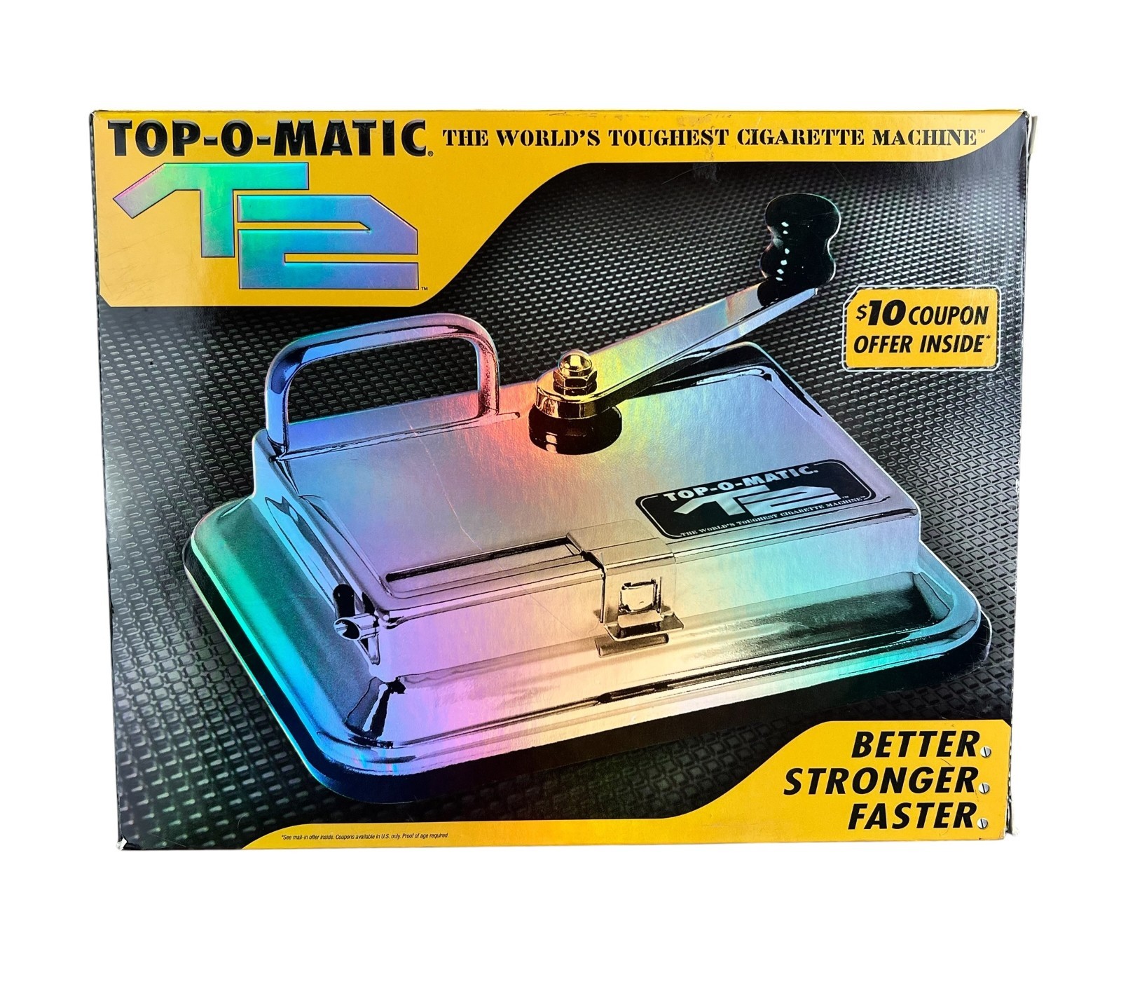 TOP-O-MATIC Cigarette Rolling Machine T2  NEW OPEN BOX
