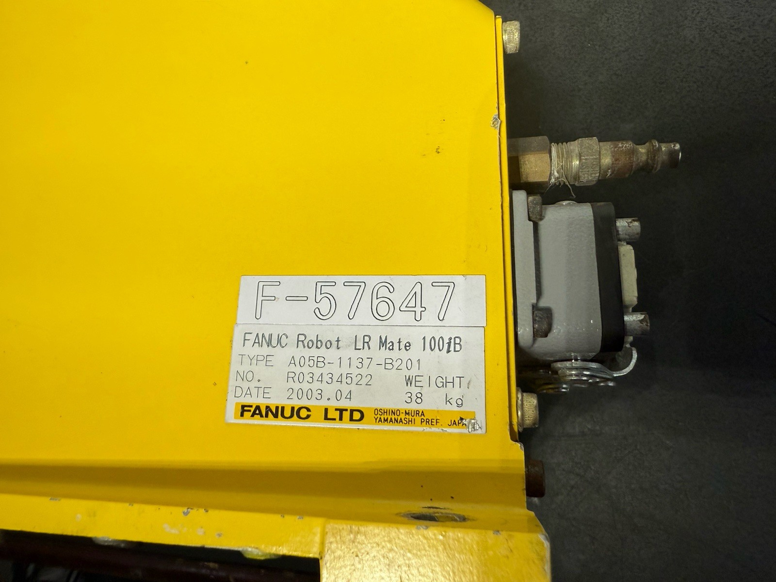 Fanuc LR Mate 100iB With J3IB Mate Controller Untested