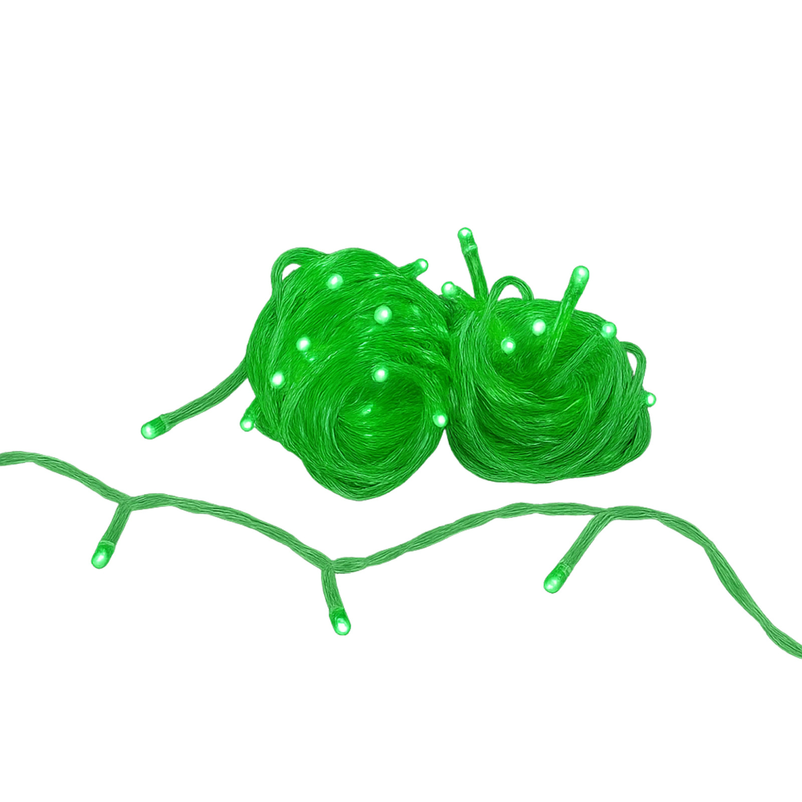Elegani 4-Pack 100 LED String Lights with Flexible Clear Wire 33ft -Green