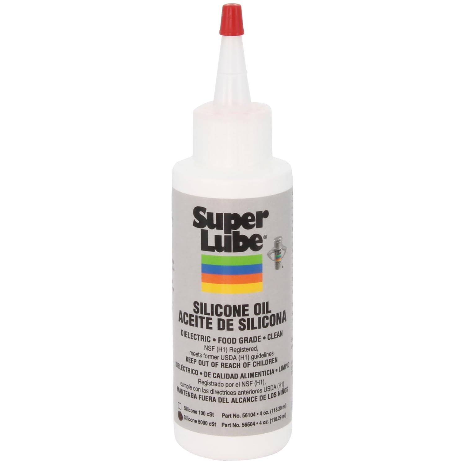 Super Lube Silicone Oil High & Low Temp CST (Clear, 4oz Bottle)