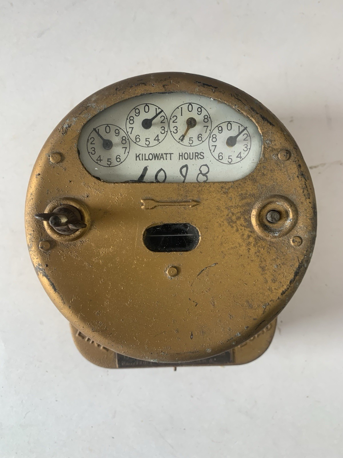 Fort Wayne Electric Meter Type K5 Induction WattHour Meter 5 Amp 110 Volts