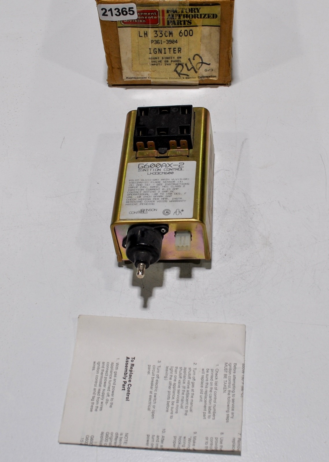 Carrier LH33CM600 Ignition Control Module