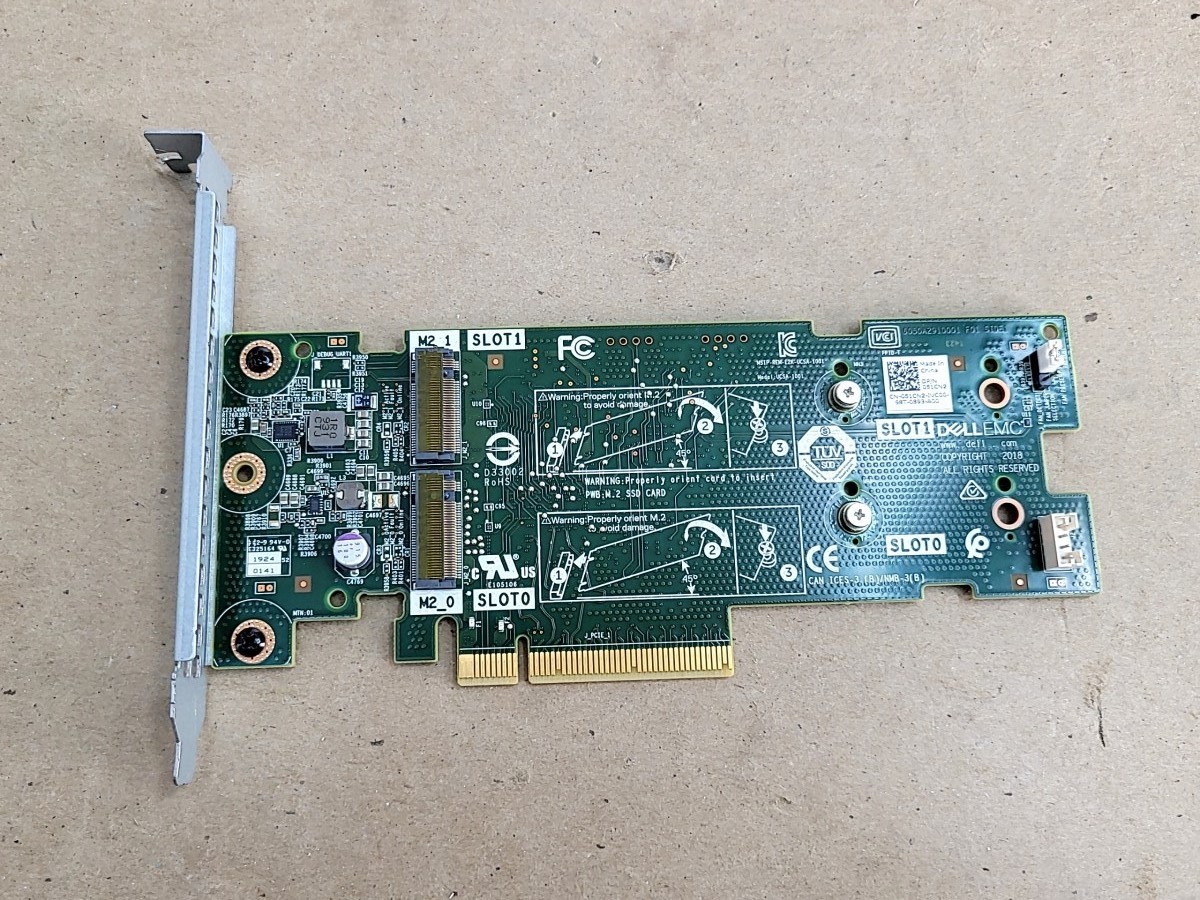DELL UCSA-1001 051CN2 M.2 SSD Optimized Storage Adapter Card PCIe SEE NOTES