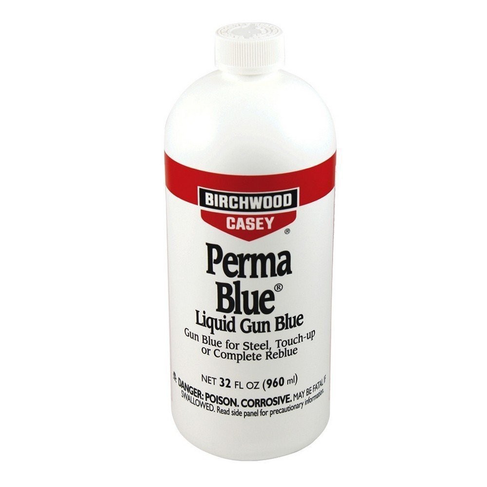 Birchwood Casey Perma Blue Liquid Gun Blue For Steel 32 Fluid Oz Bottle - 13132