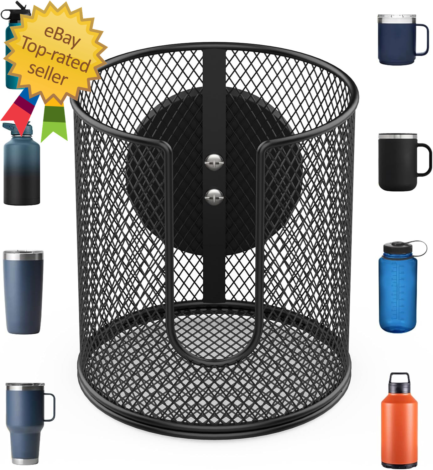 Magnetic Cup Holder, Fully Covered Anti-Fall Magnetic Drink Holder, Cup Caddy, N