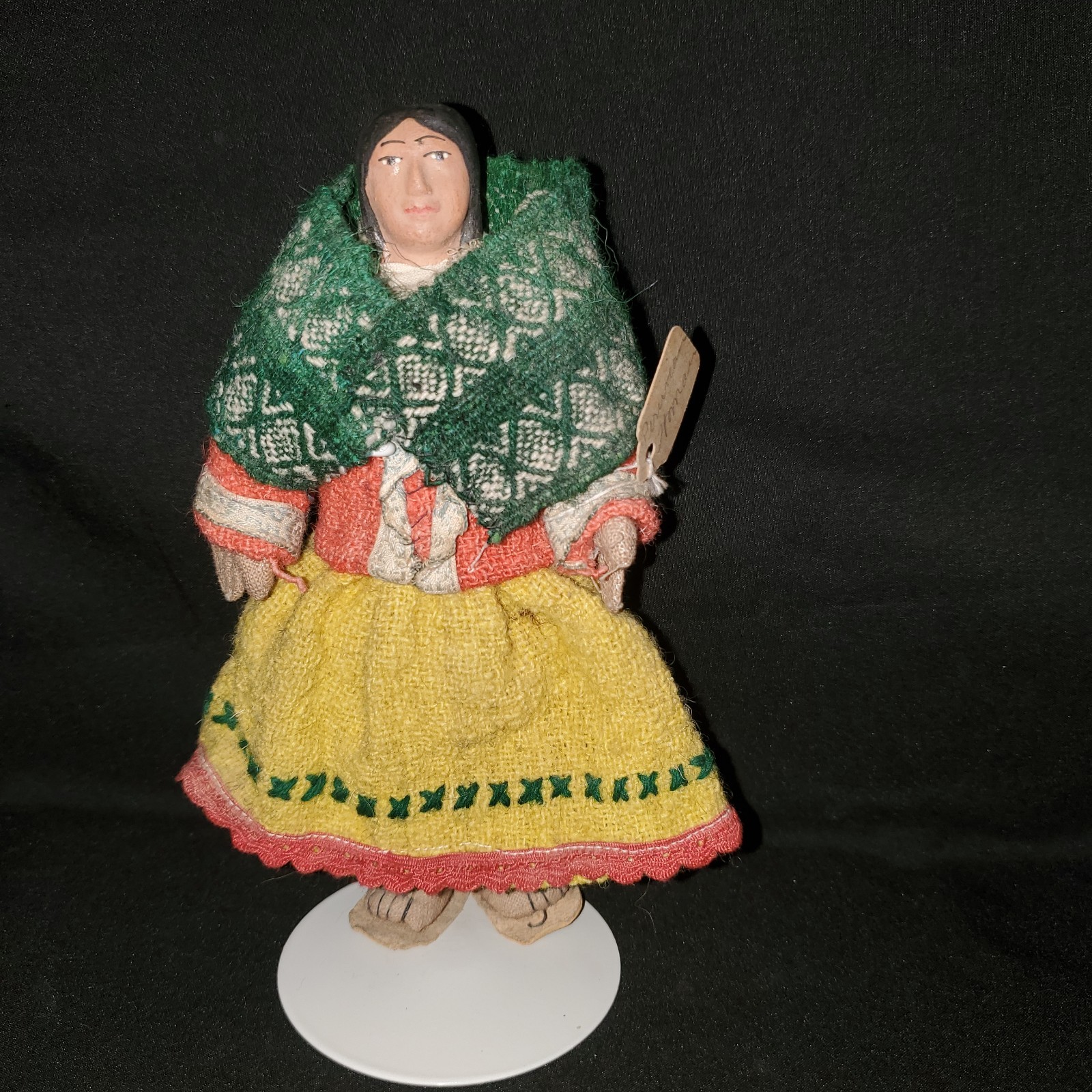 Vintage Handcrafted Peruvian Doll Folk Art