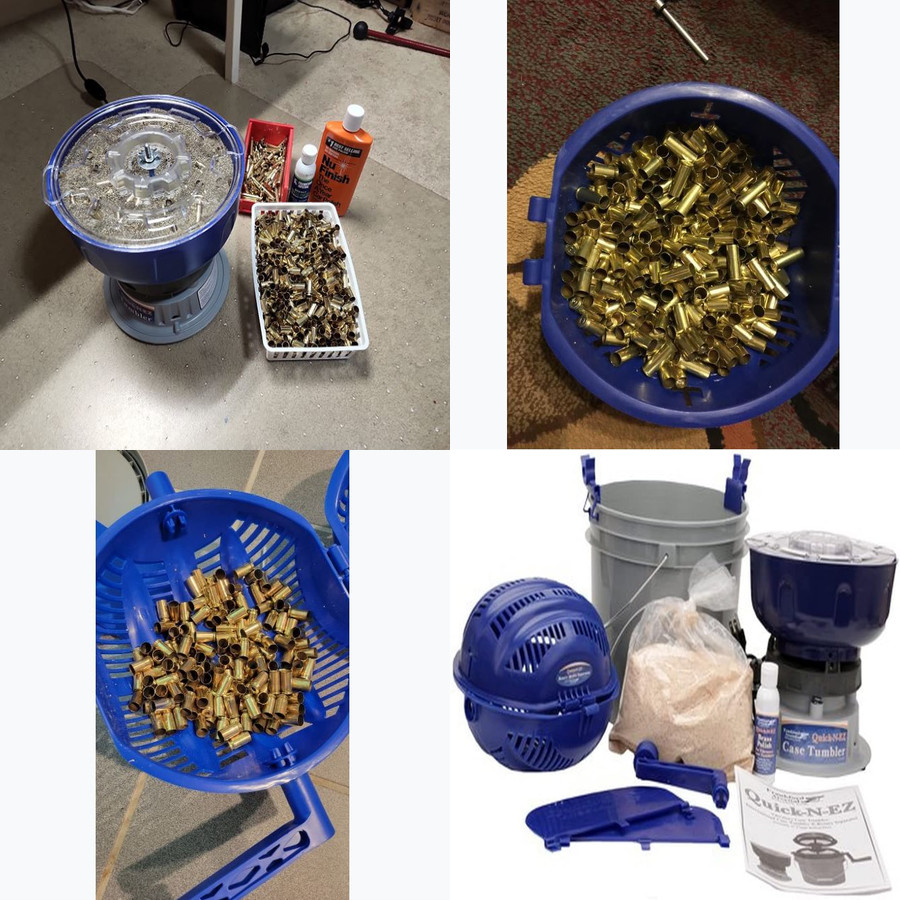 Kit De Limpieza Pulido Vaso Tamiz Cartucho Laton Separador Medios Rotativo 110V