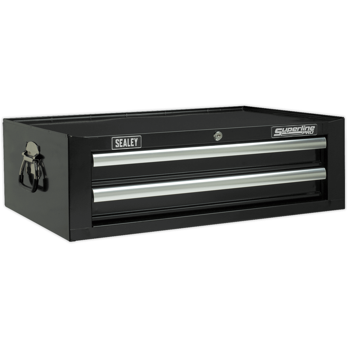Sealey Superline Pro 2 Drawer Mid Tool Chest Black