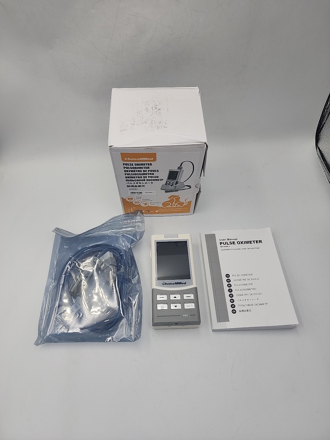 ChoiceMMed MD300M-v Handheld Pulse Oximeter Screen OPENED BOX - TESTED