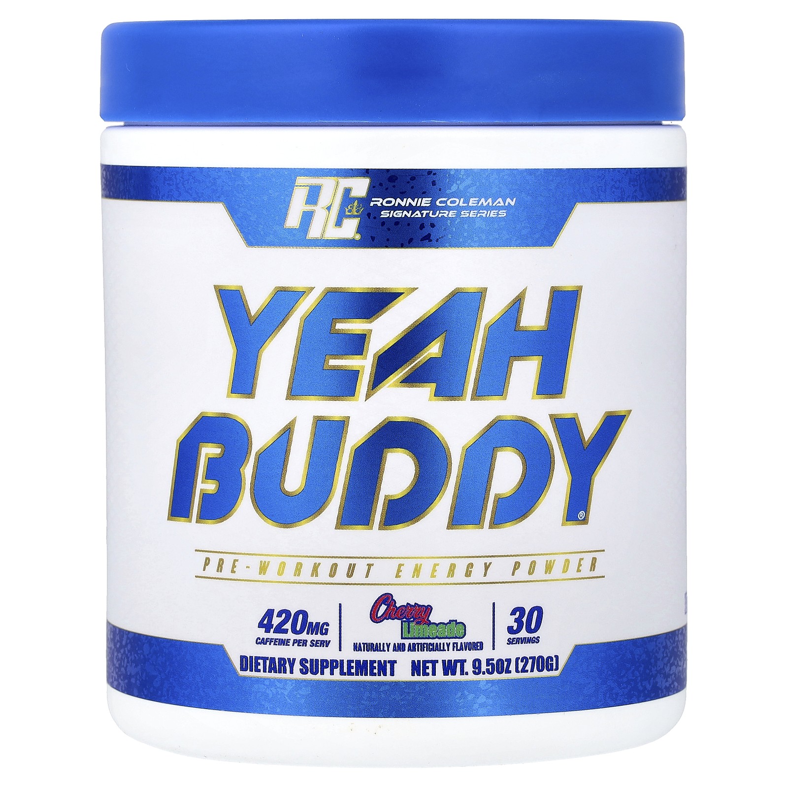 Signature Series, Yeah Buddy®, Pre-Workout Energy Powder, Cherry Limeade, 9.5 oz