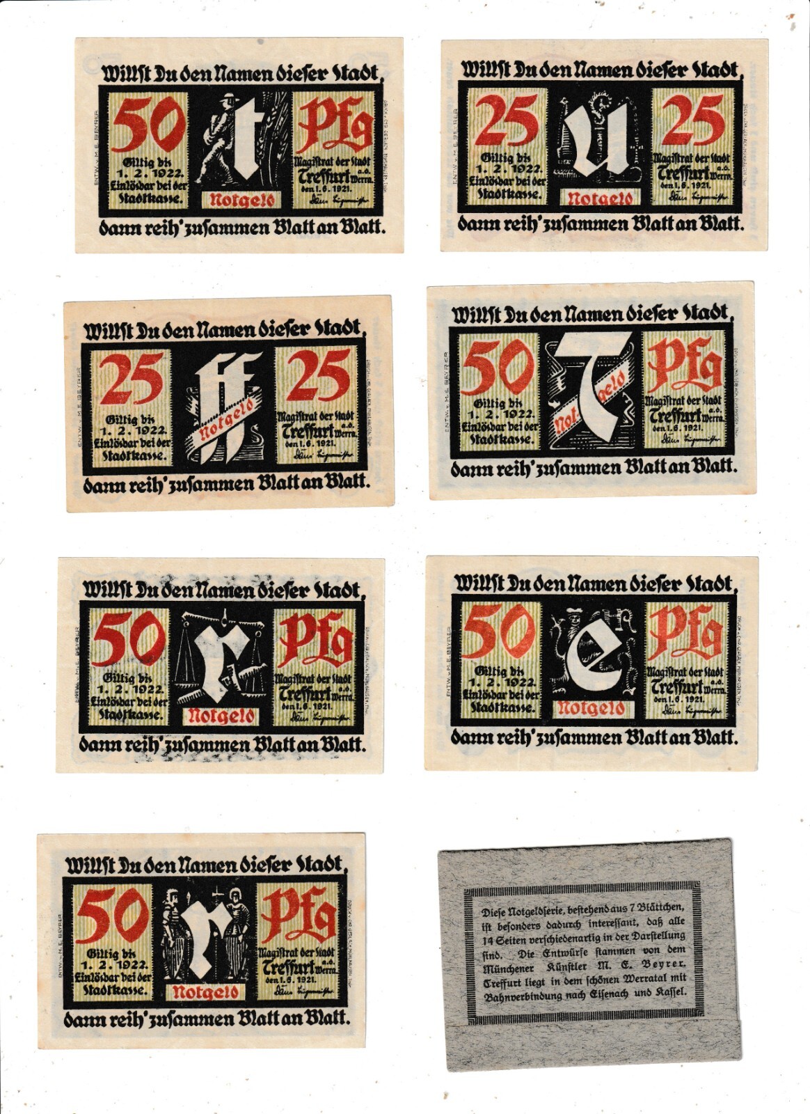 TREFFURT SEVEN NOTES IN SLEEVE