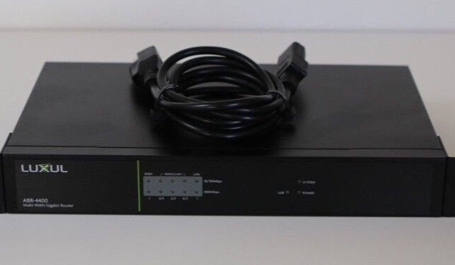Luxul ABR-4400 AV-Series Multi Wan Gigabit Router Wan Lan USB 3x WAN/LAN