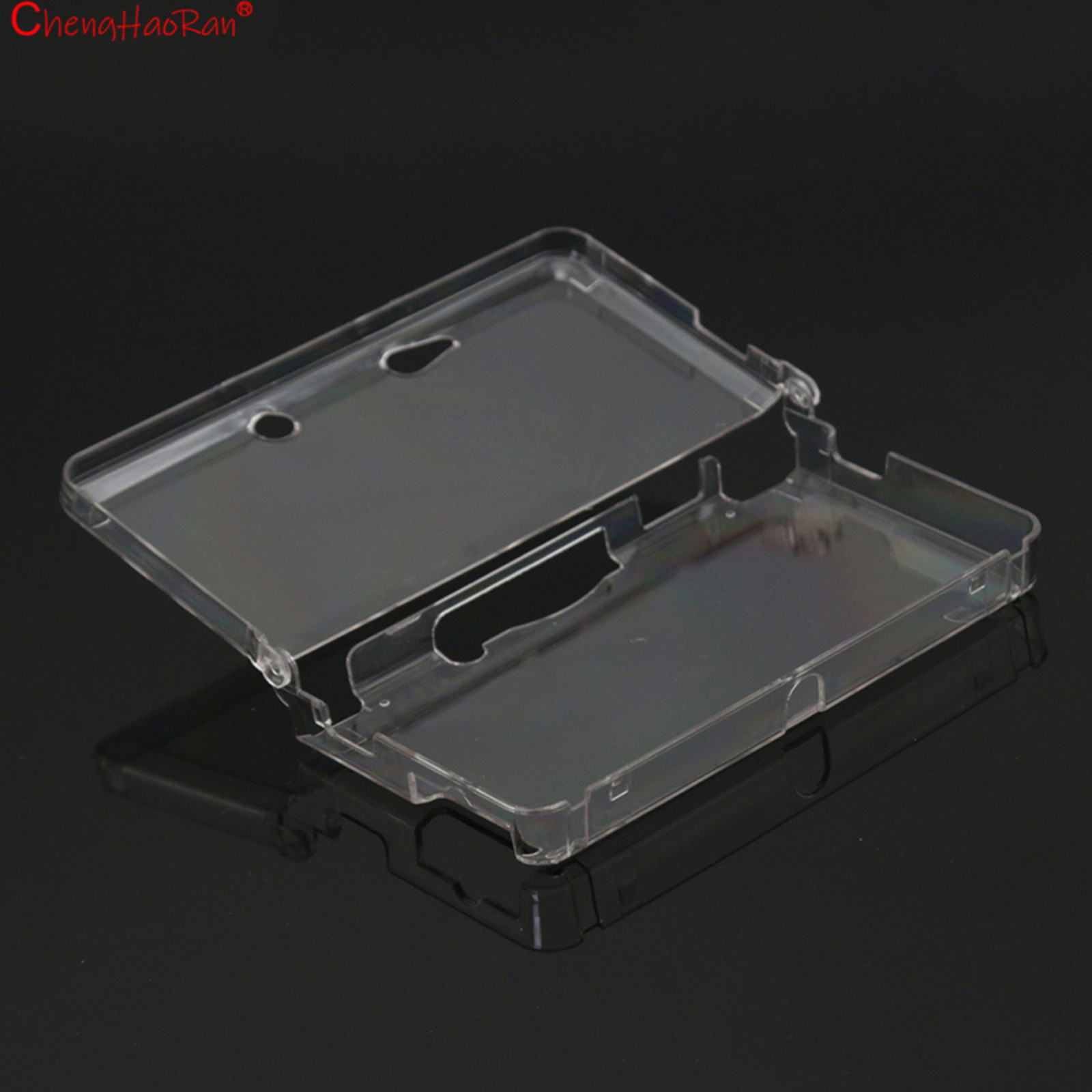 For Nintendo 3DS Clear Snap-on Plastic Crystal Hard Shell Case Protective Cover