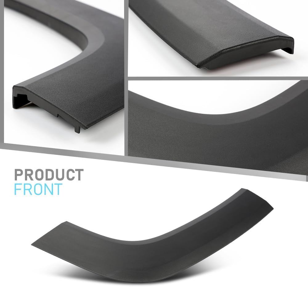 Rear Left & Right Fender Trim Molding Fit Jeep Renegade 2015-2023 Durable Black