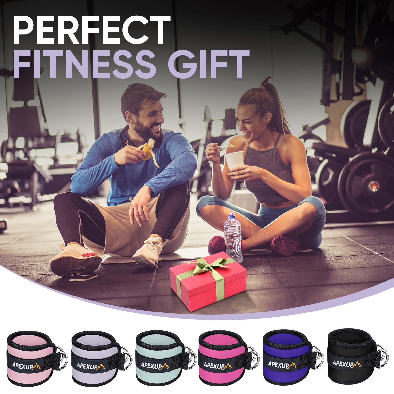 Ankle Strap for Cable Machine, Ankle Resistance Bands, Cable Kick Back Ankle ...