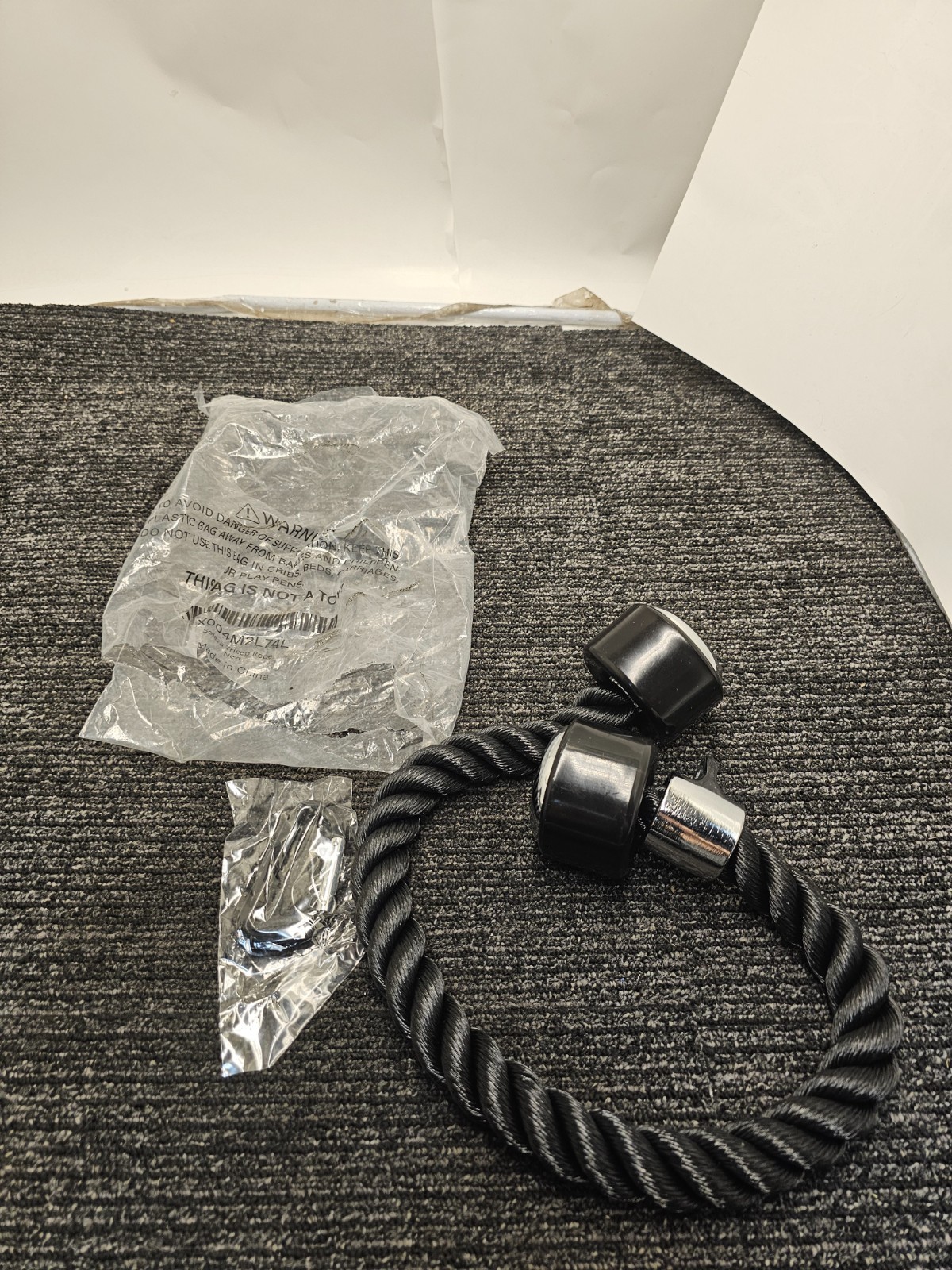 (QTY 2) Soleza Tricep Rope Cable Attachment, Rope Pull Down Attachment