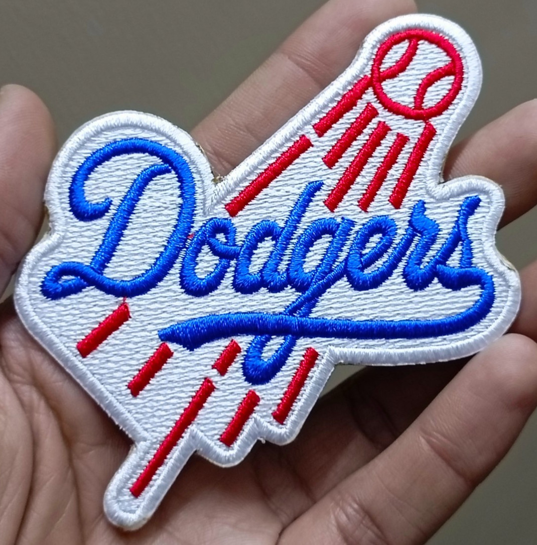 Los Angeles Dodgers Baseball Logo Iron On Patch - Sew Patch - Embroidered Patch
