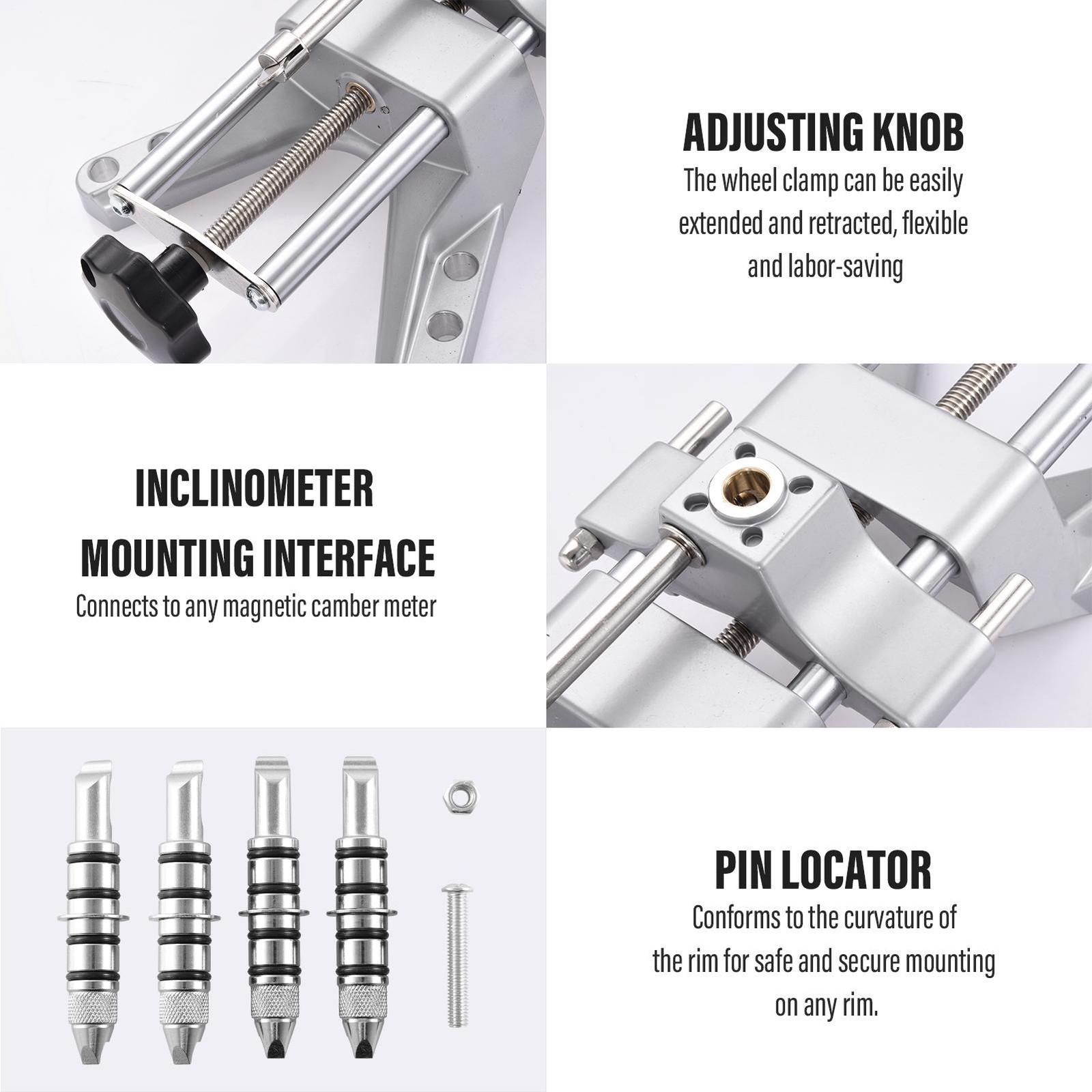 3D DSP Wheel Alignment Clamp Tool - Wheel Clamp for Wheel Alignment, 1 Clamp