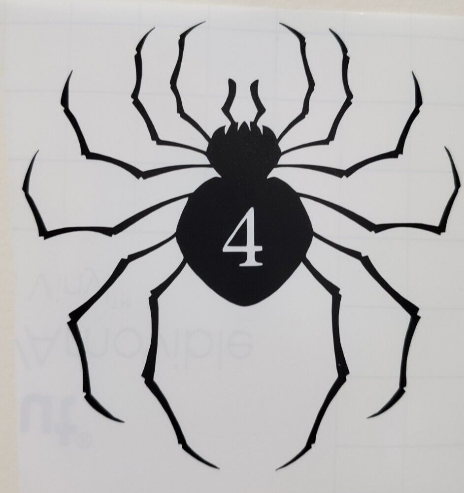 Hisoka Spider Tattoo Phantom Troupe Logo HxH Sticker Vinyl Decal For Cars Laptop