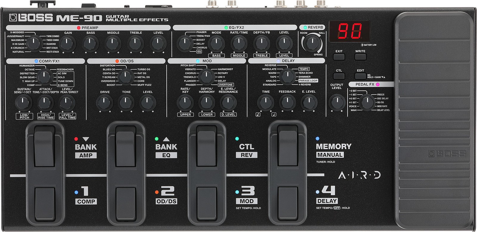 Boss ME-90 Guitar Multi-Effects Pedal