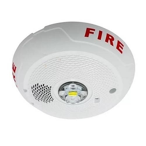 System Sensor PC2WLED L-Series 2-Wire LED Horn Strobe, Ceiling-Mount, FIRE