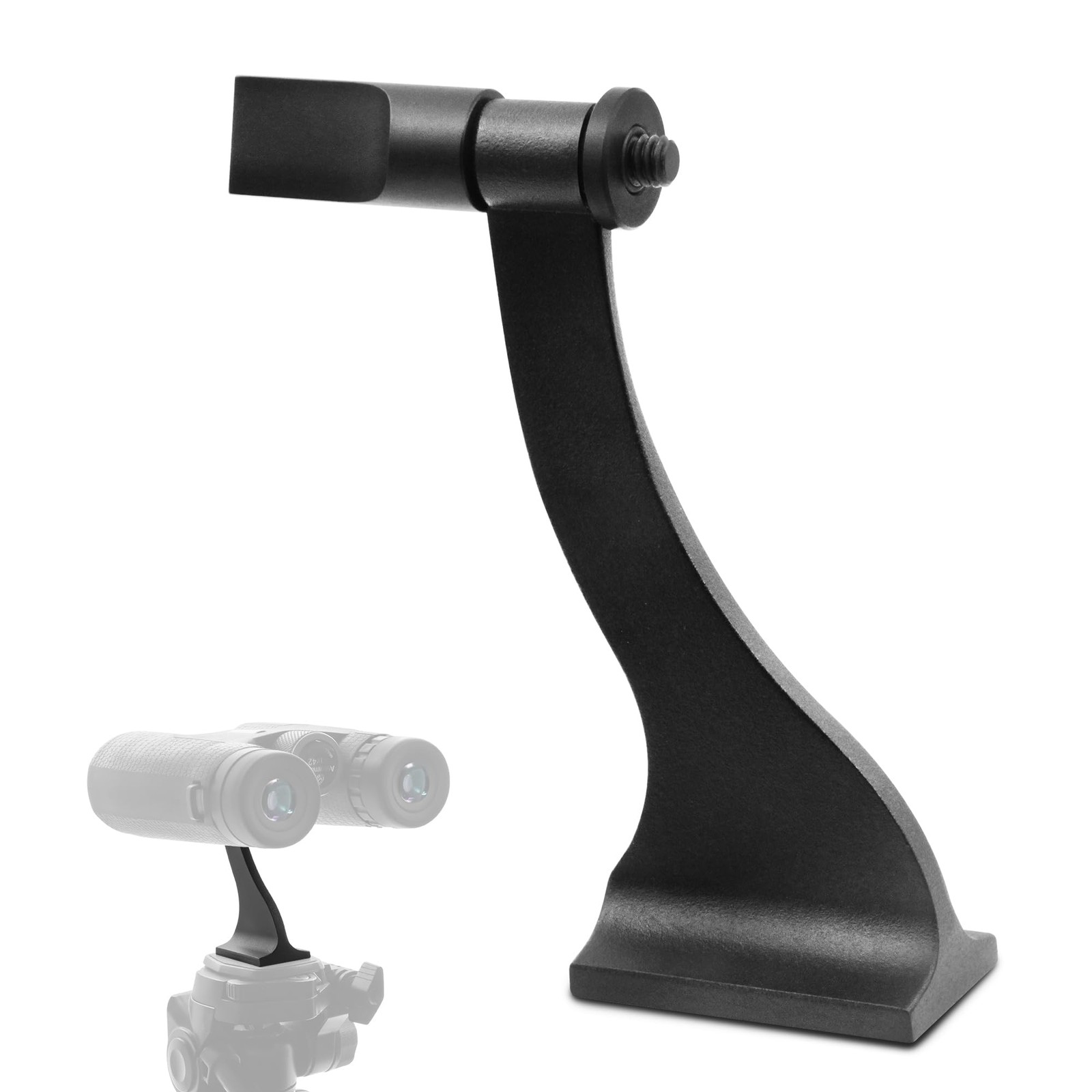 Astromania Binocular Tripod Adapter, For Roof and Porro Binoculars, Black