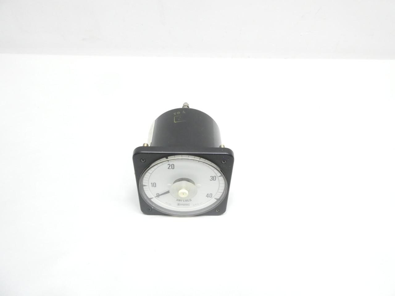 Crompton 077-08AA-LSNP Ammeter 0-40a Amp
