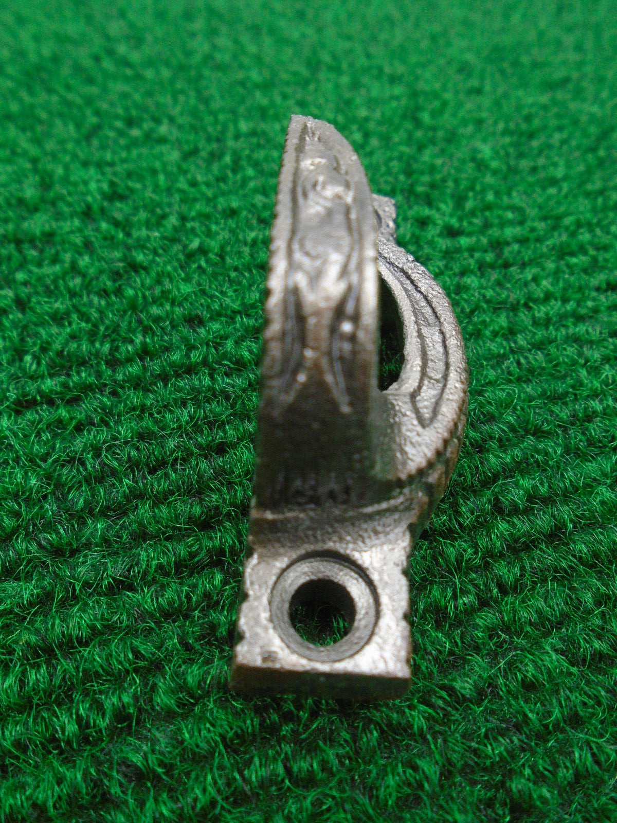 ONE 2 1/4" EASTLAKE STYLE SASH WINDOW LATCH KEEPER - CAST IRON (33290)