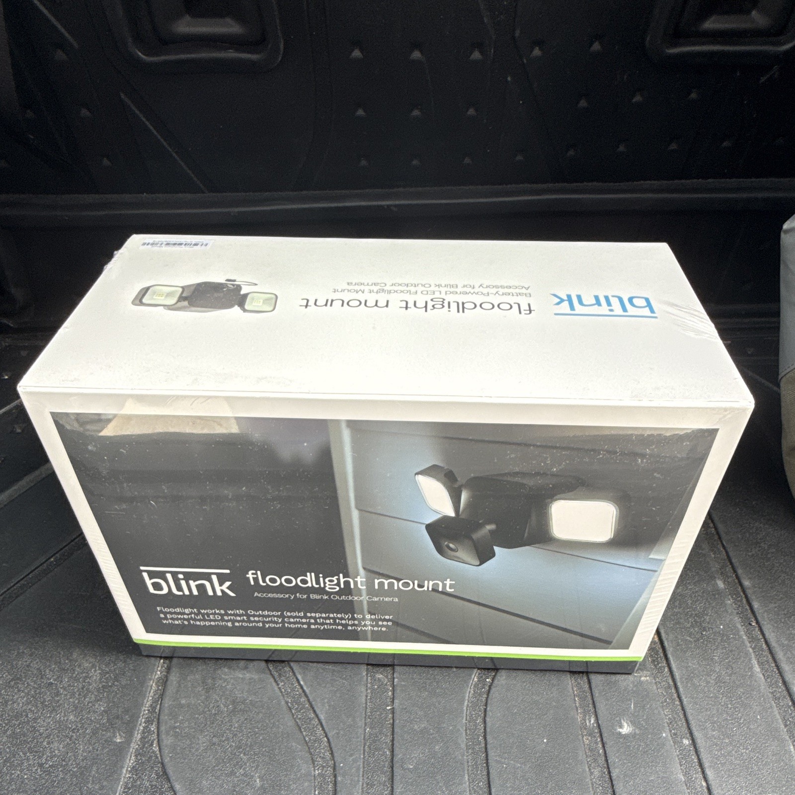 Blink Floodlight Mount Black Battery Motion-Triggered for Outdoor Camera