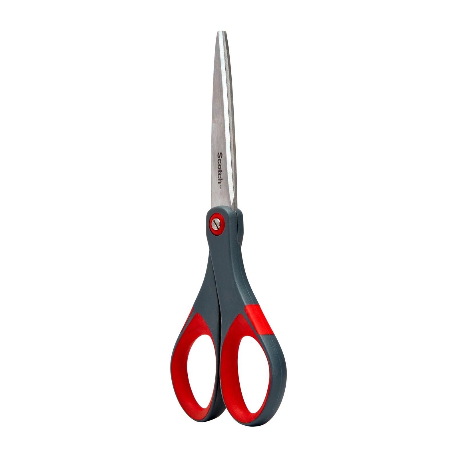 Scotch 6" Precision Scissors, Great for Everyday Use (1446) 6-Inches, Grey/Red