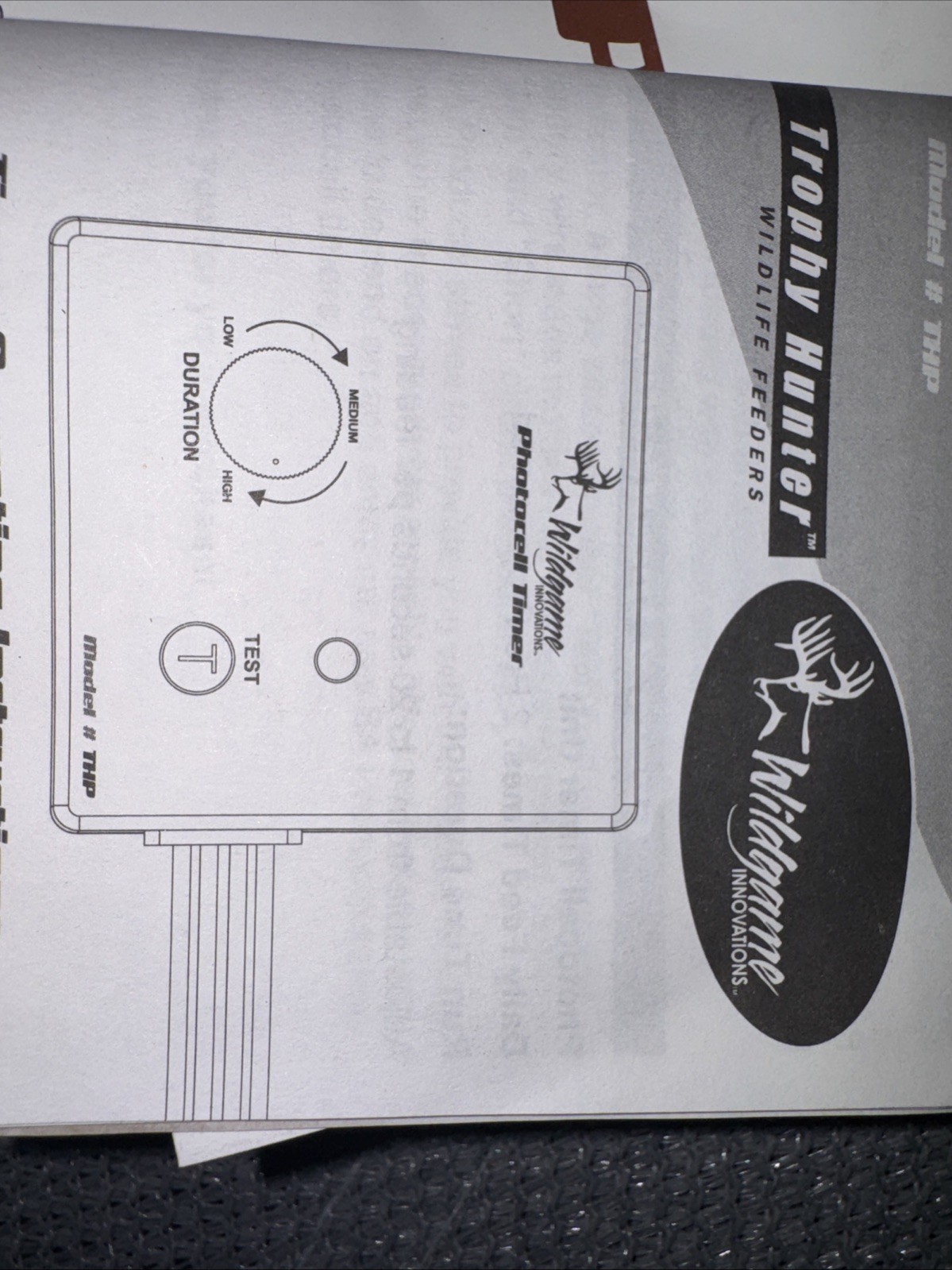 Wildgame Trophy Hunter Photocell Timer NEW IN BOX