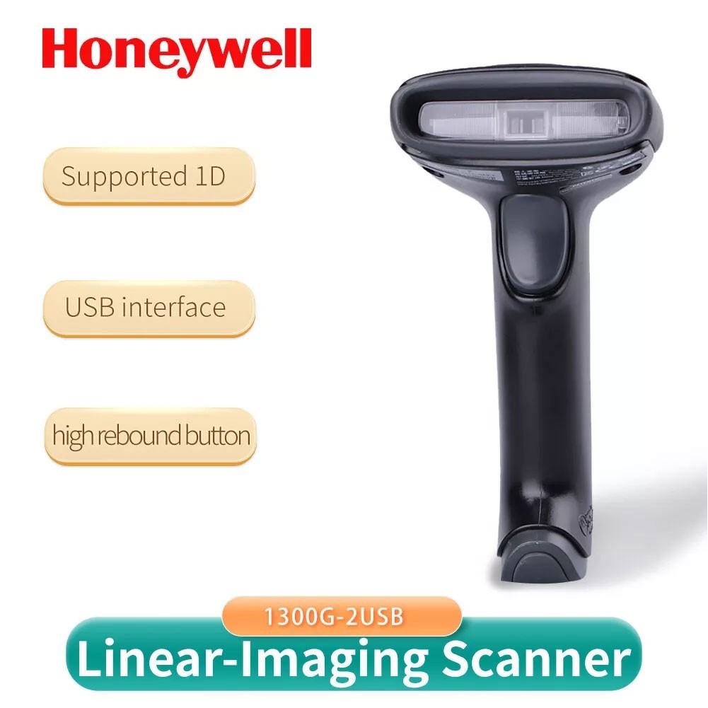 Honeywell Hyperion 1300G Handheld USB Barcode POS Scanner Reader Kit 1300G-2USB