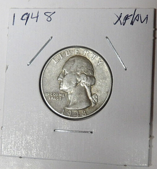 1948-P Washington Silver Quarter XF/AU Philadelphia Mint (2325)