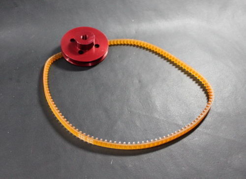 RC#511 1Set CNC Flywheel Starter PULLEY with Belt for 26cc Zenoah RC Boat