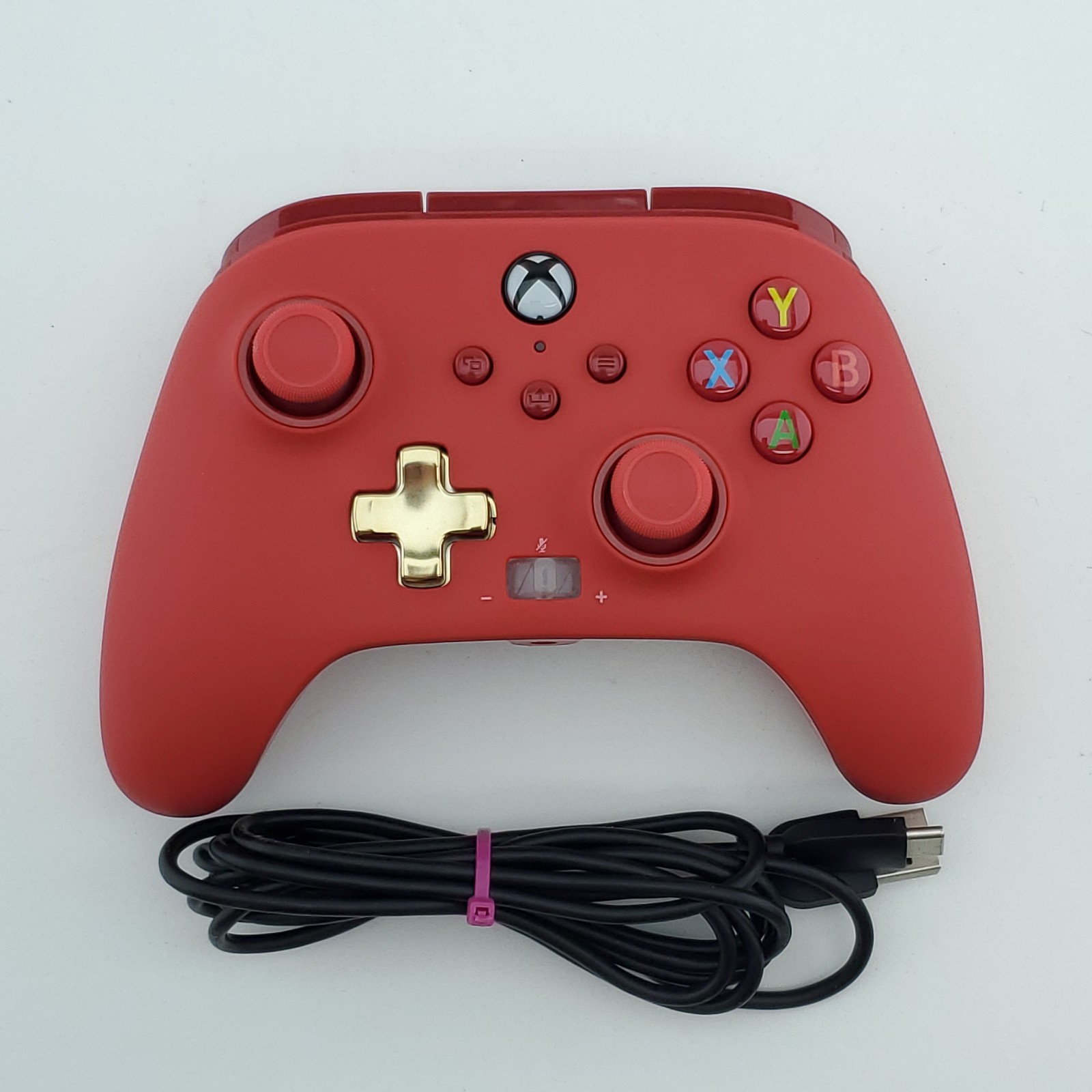 PowerA 1518810-01 Enhanced Wired Gaming Controller Red For Xbox One, X|S & PC