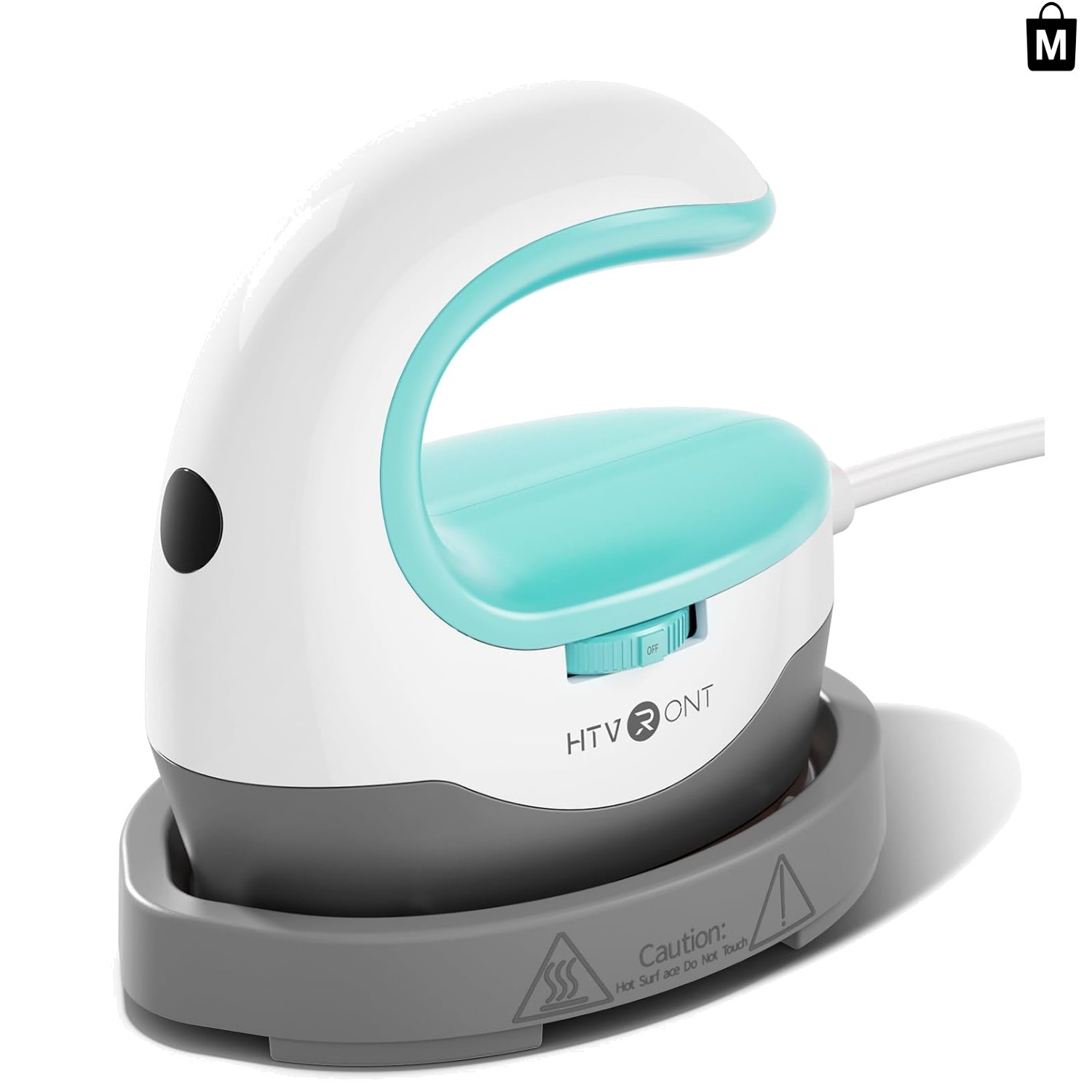 Portable Mini Iron for Crafts - Heats Up Quickly with 3 Adjustable Settings