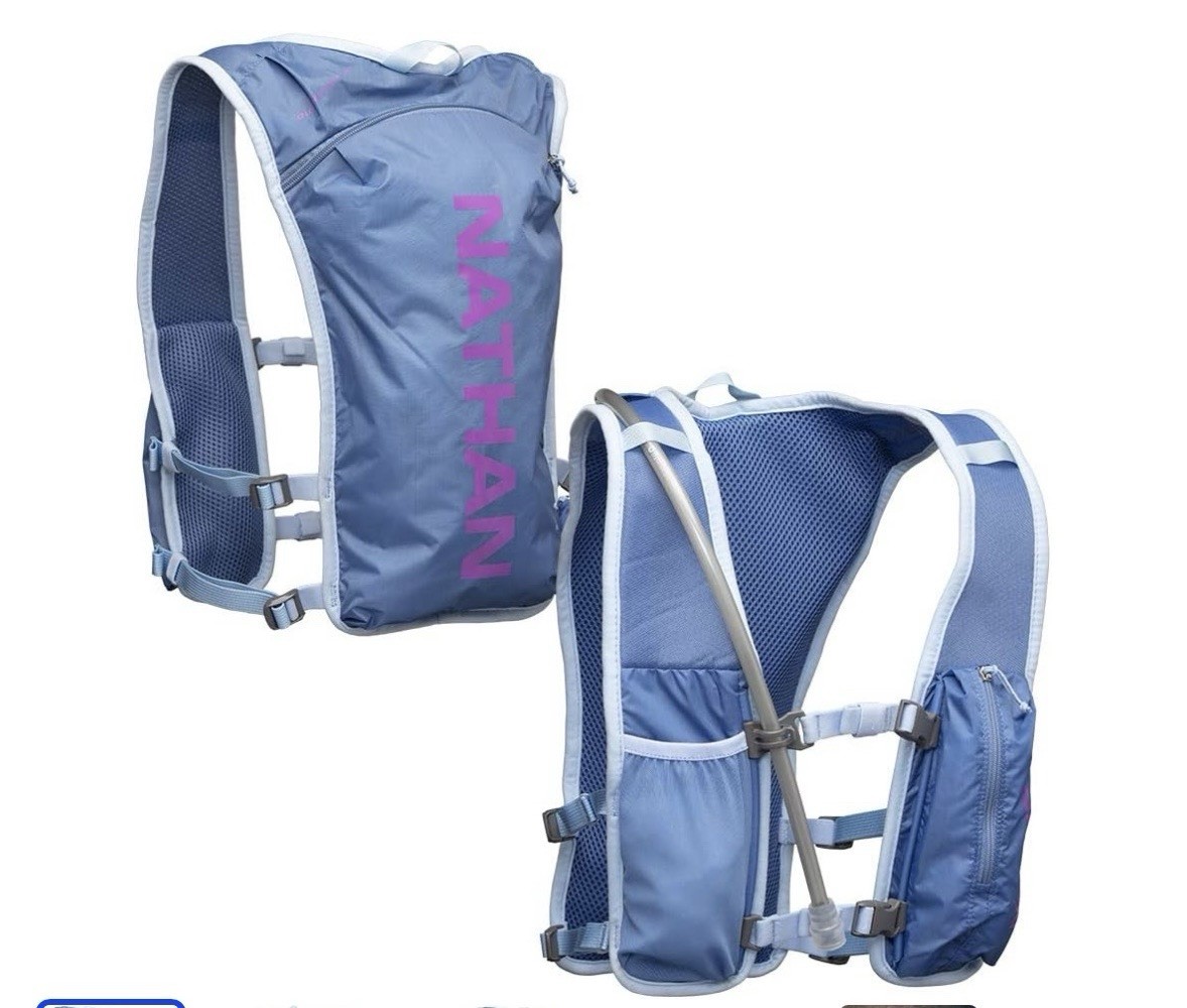 Nathan QuickStart 4L Lightweight Running Hydration Pack 1.5L Blue One Size